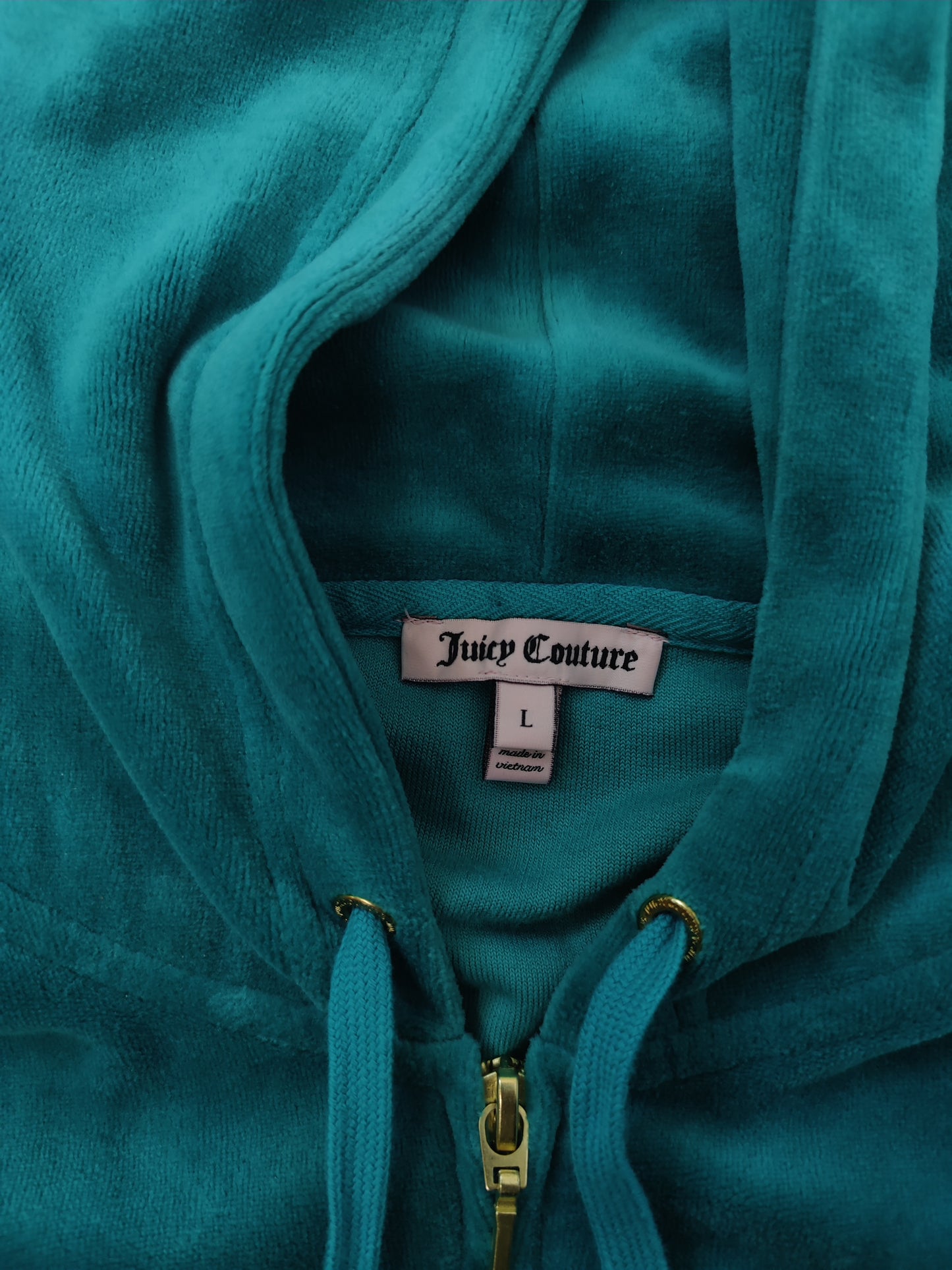 Juicy Couture Velour Teal Hoody