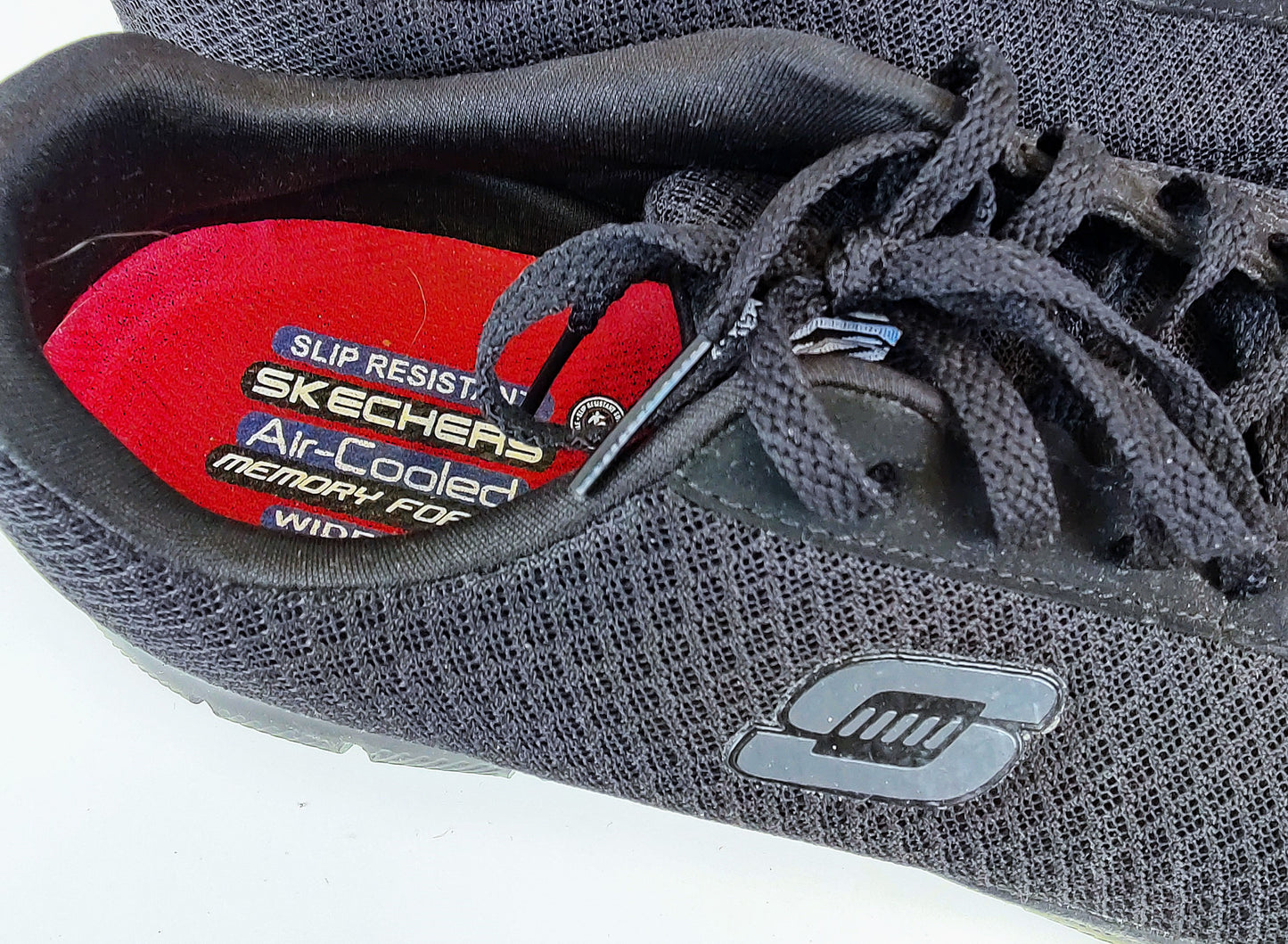 Skechers Black Slip Resistant Trainers