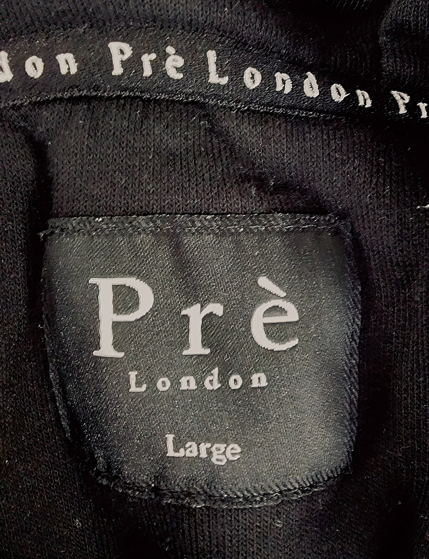 Pré London Mens Hoodie- Black