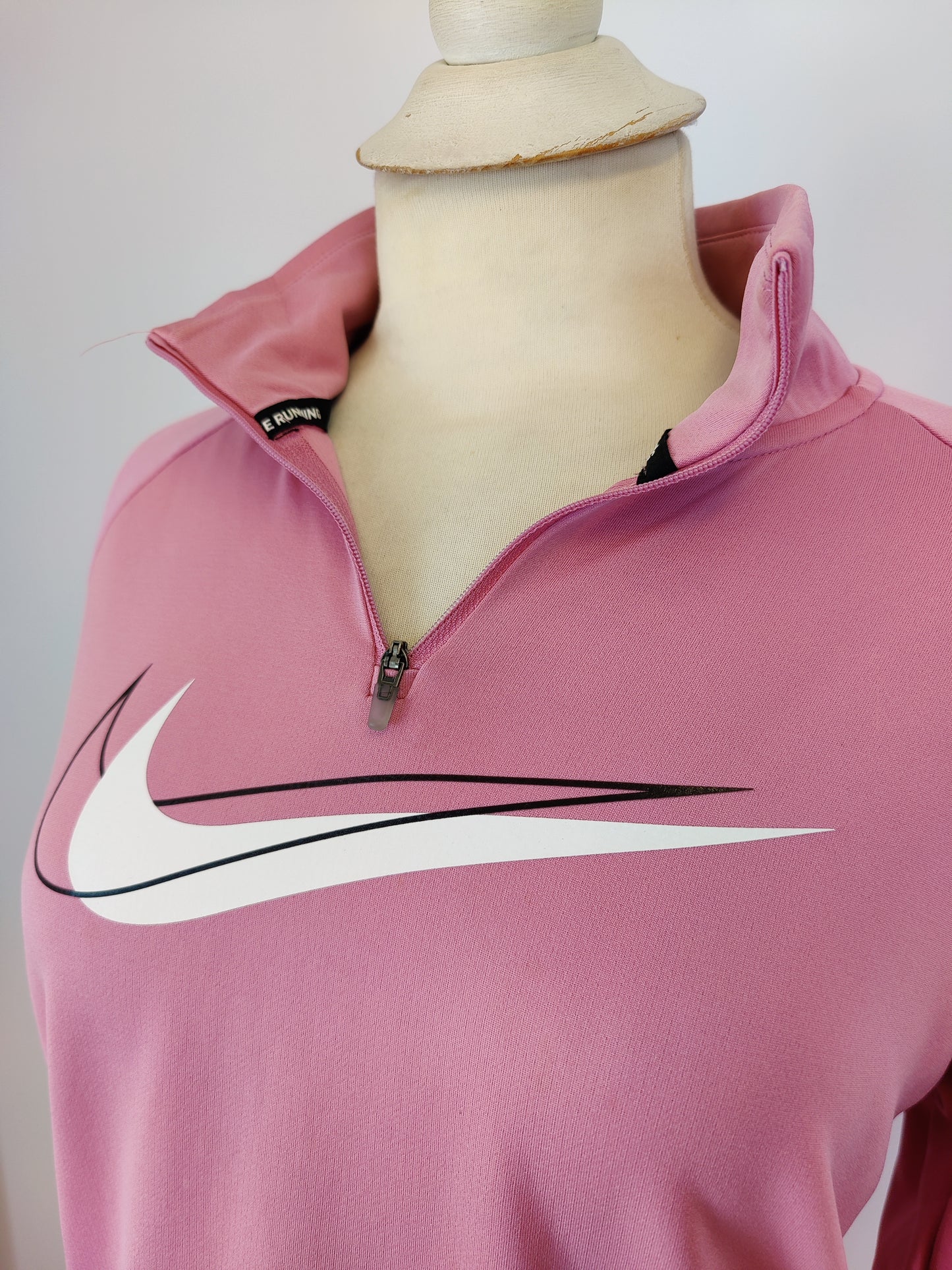 Nike Pink Ladies Running Top - Small