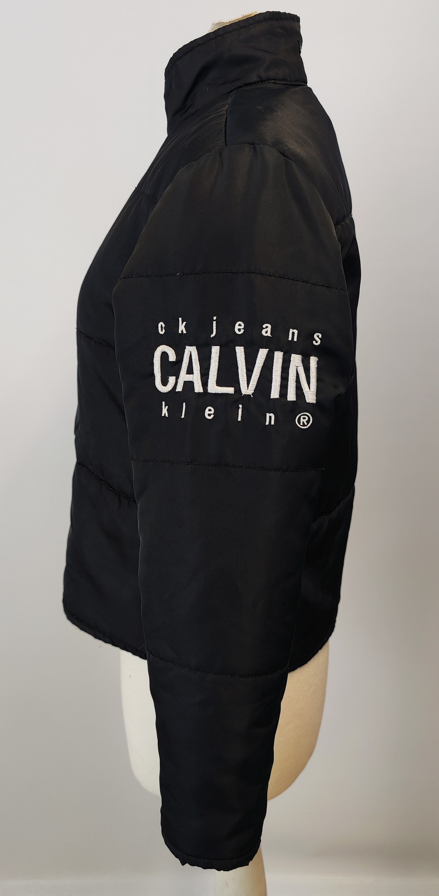Calvin Klein Jeans® Women's Bomber Jacket- Black/White