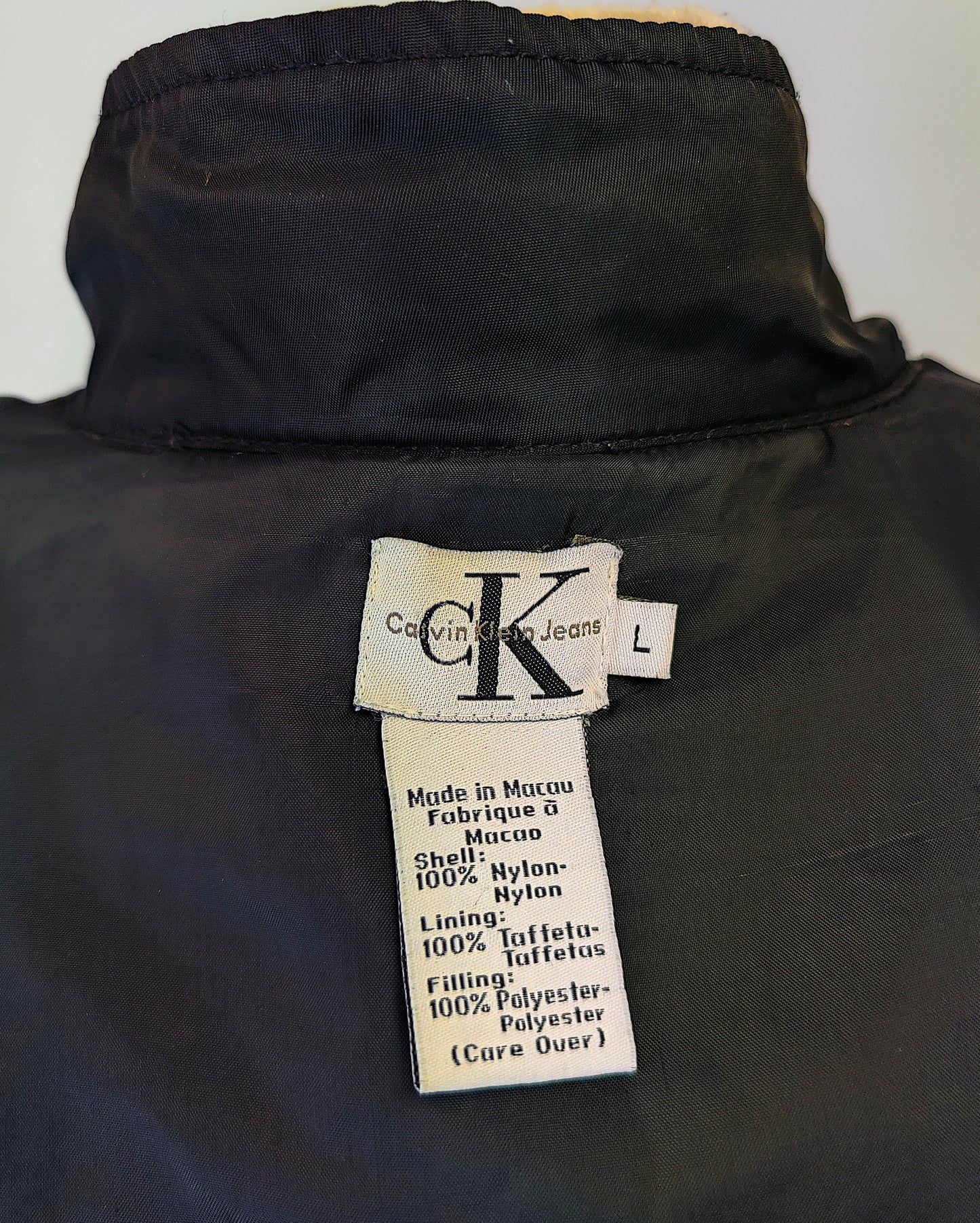 Calvin Klein Jeans® Women's Bomber Jacket- Black/White