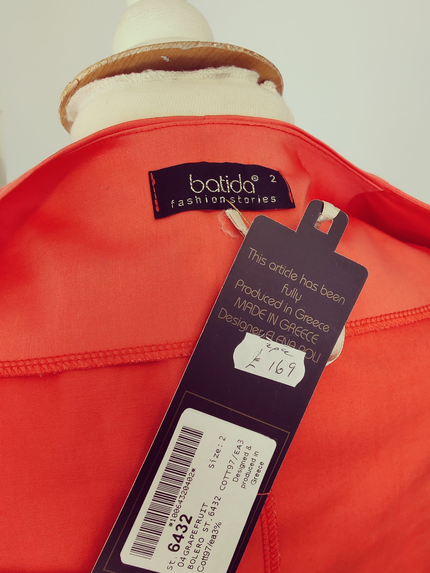 Batida Coral and Black Two Piece Set