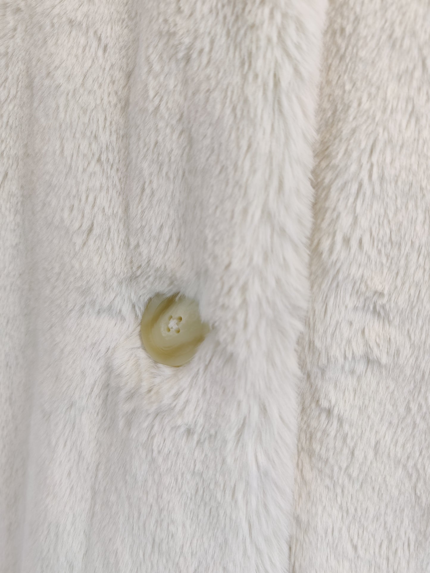 Autograph Cream Faux Fur Coat