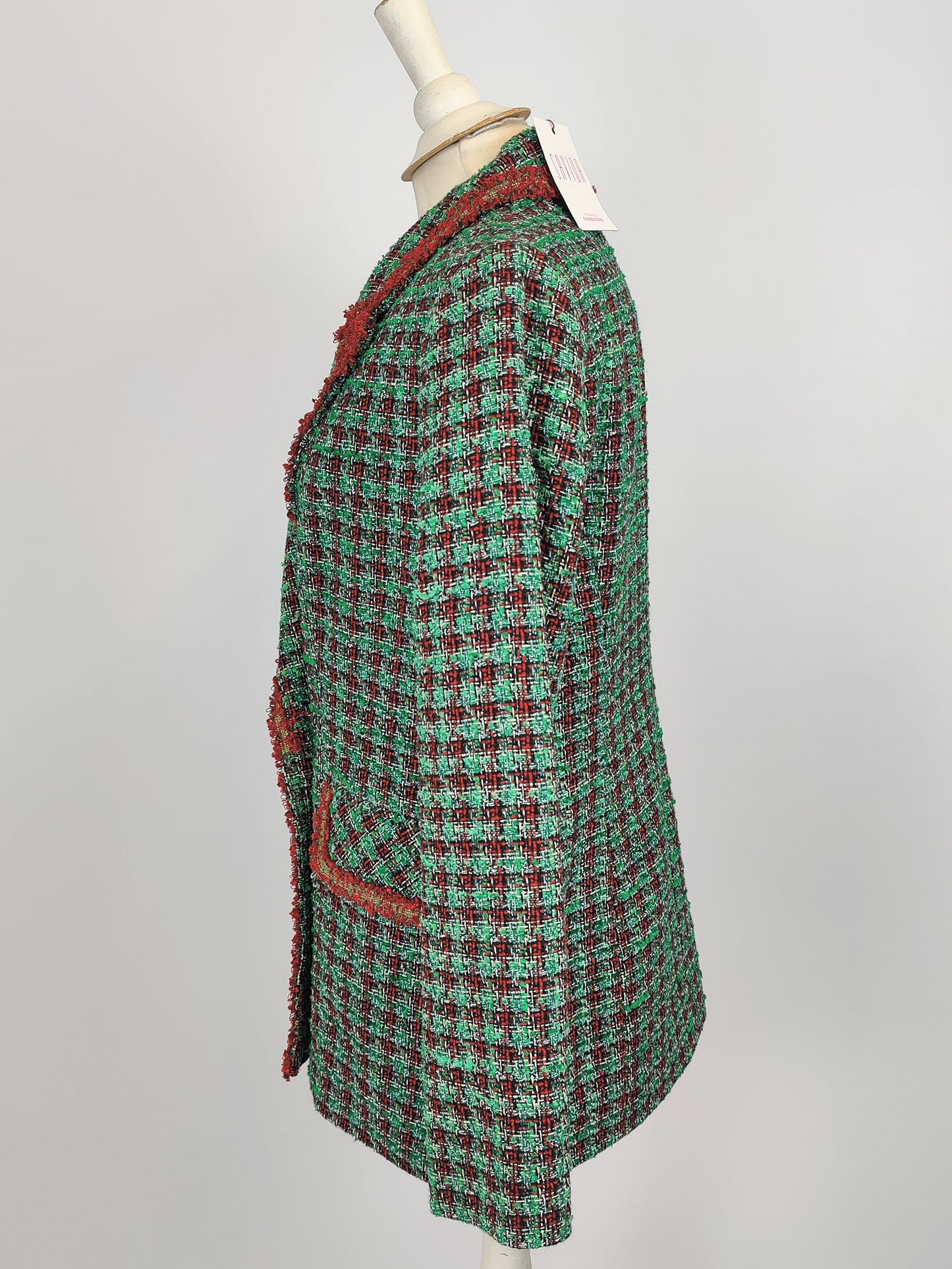 Savida Red and Green Tartan Jacket