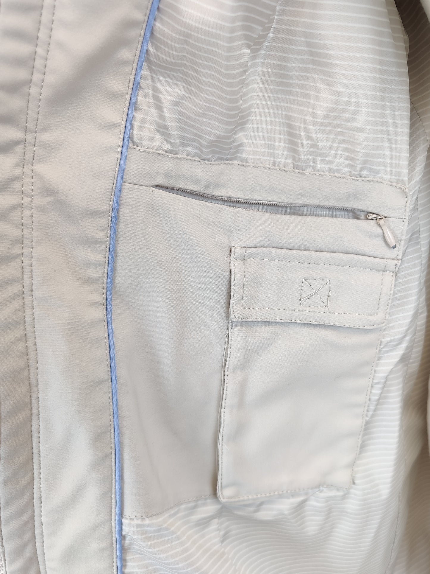 Olsen Light Grey/Off White Jacket