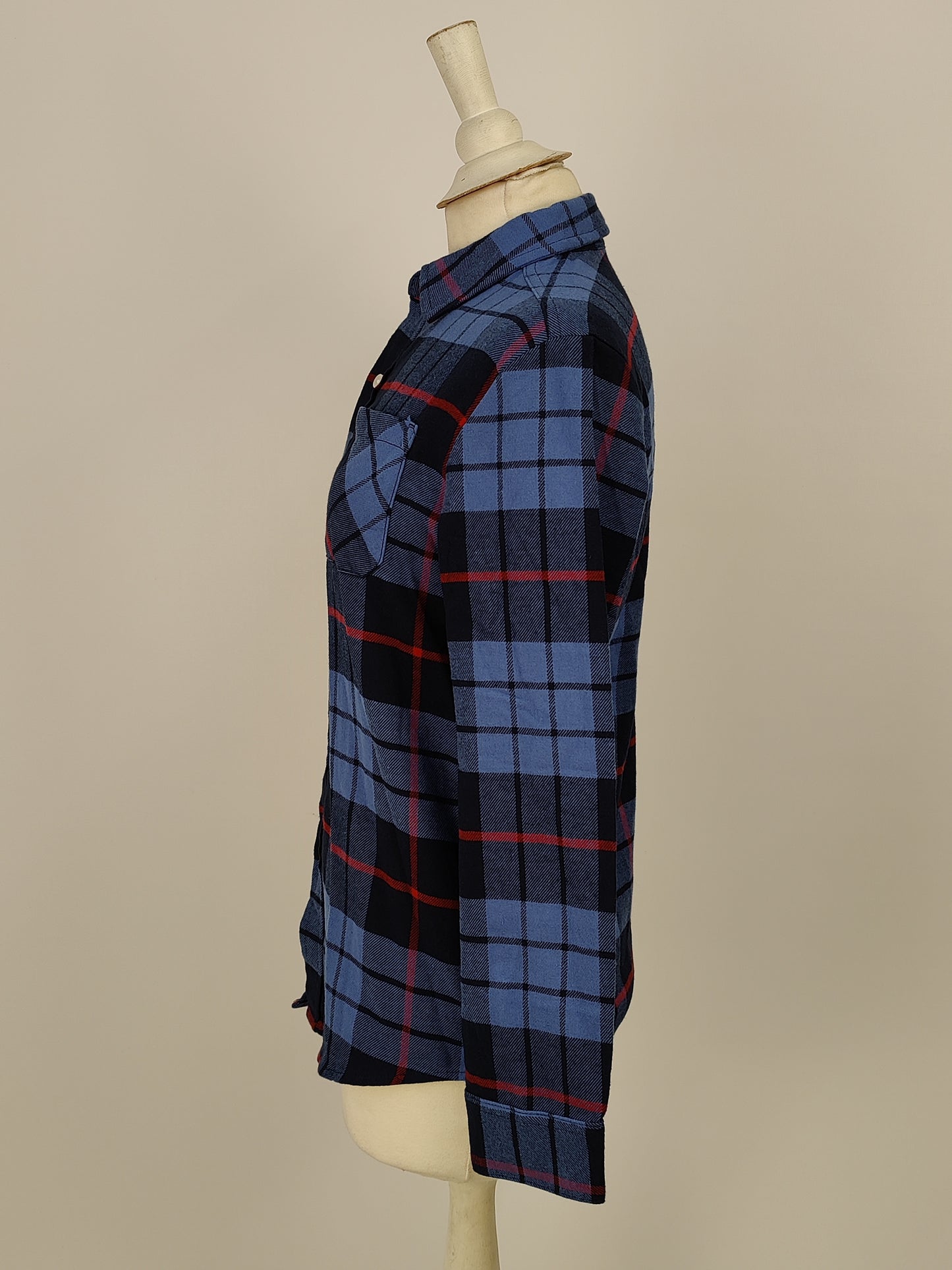 Levis Red and Blue Plaid Cotton Shirt