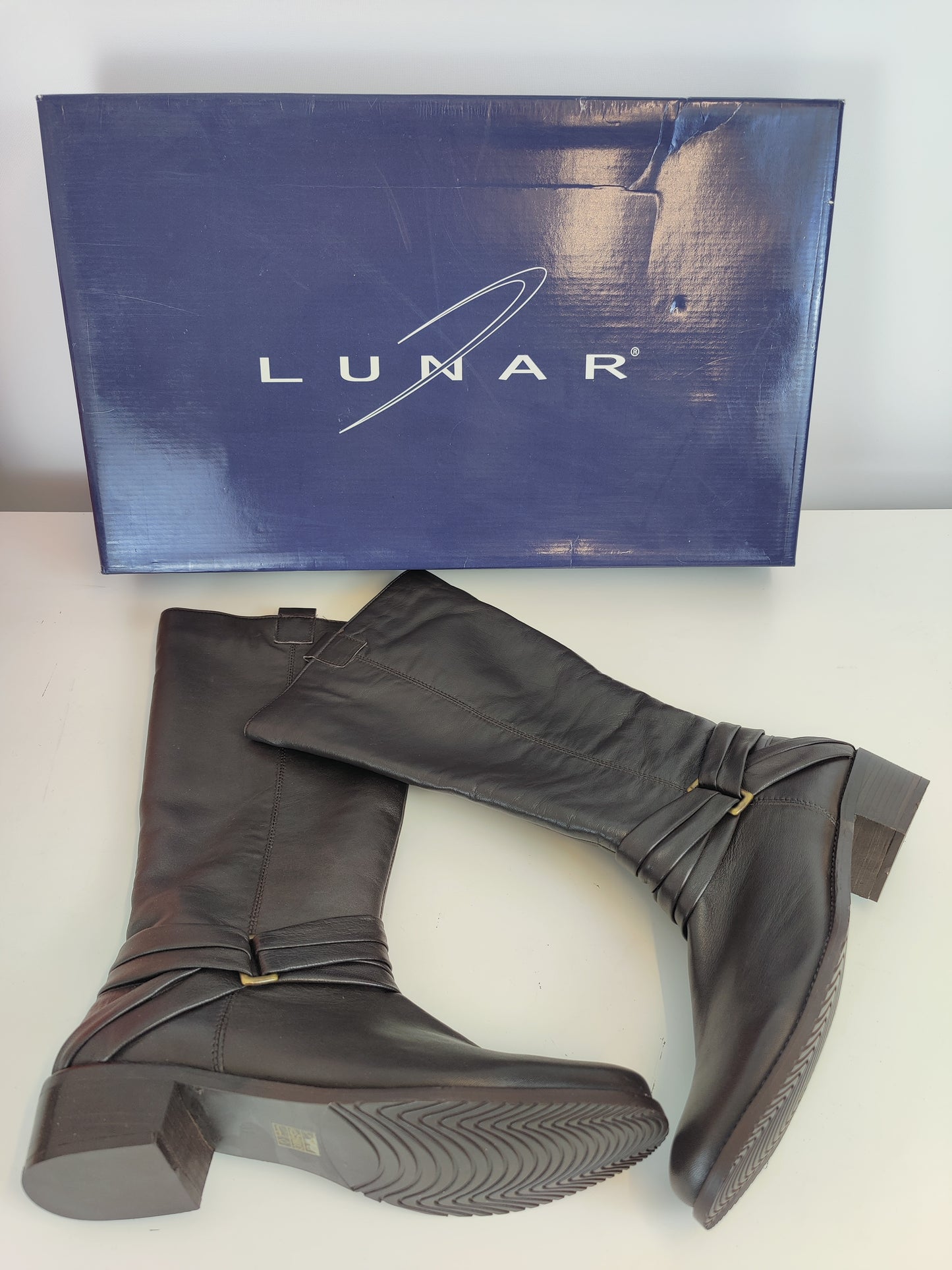 Lunar Brown Knee High Boots