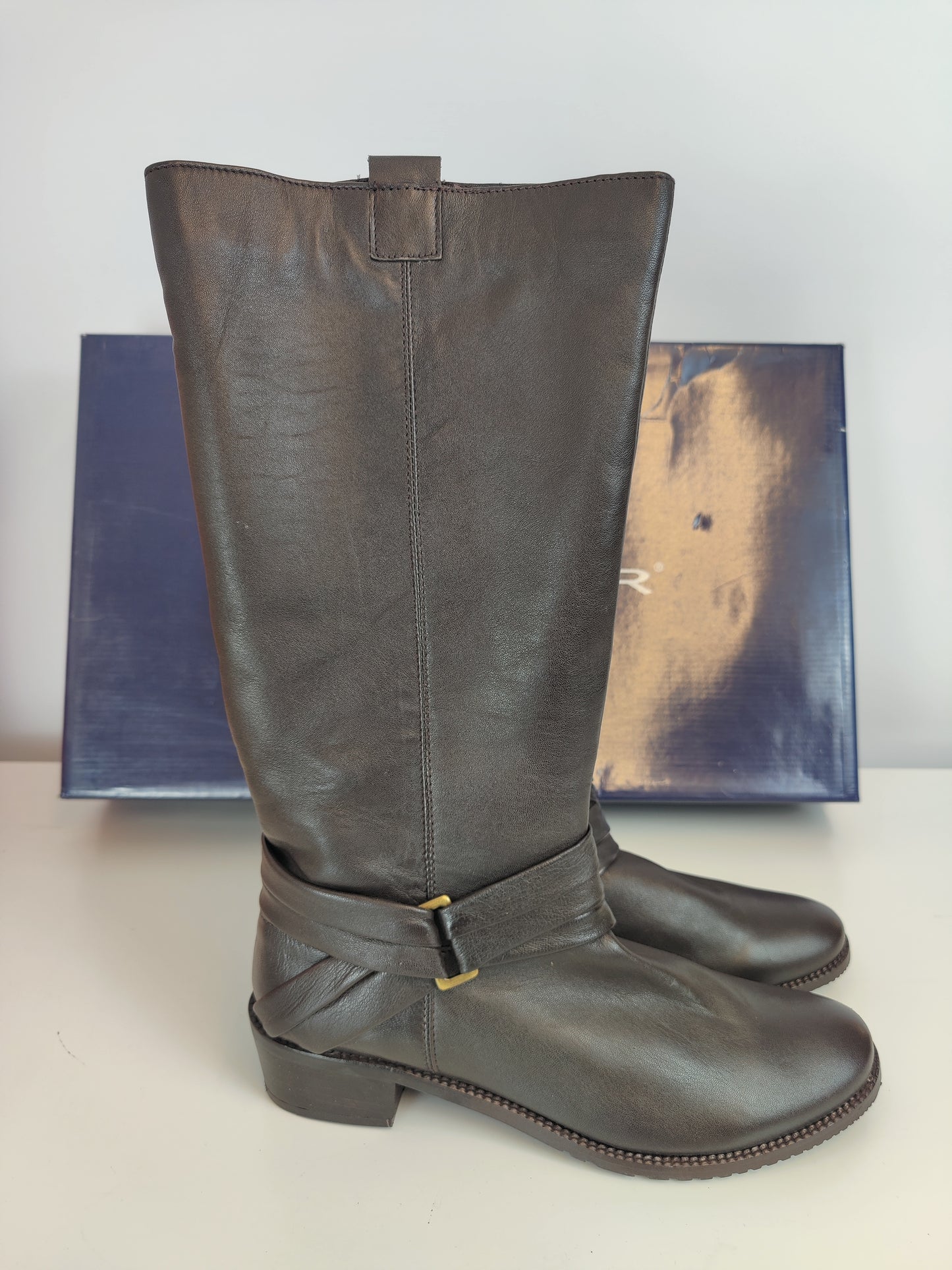 Lunar Brown Knee High Boots