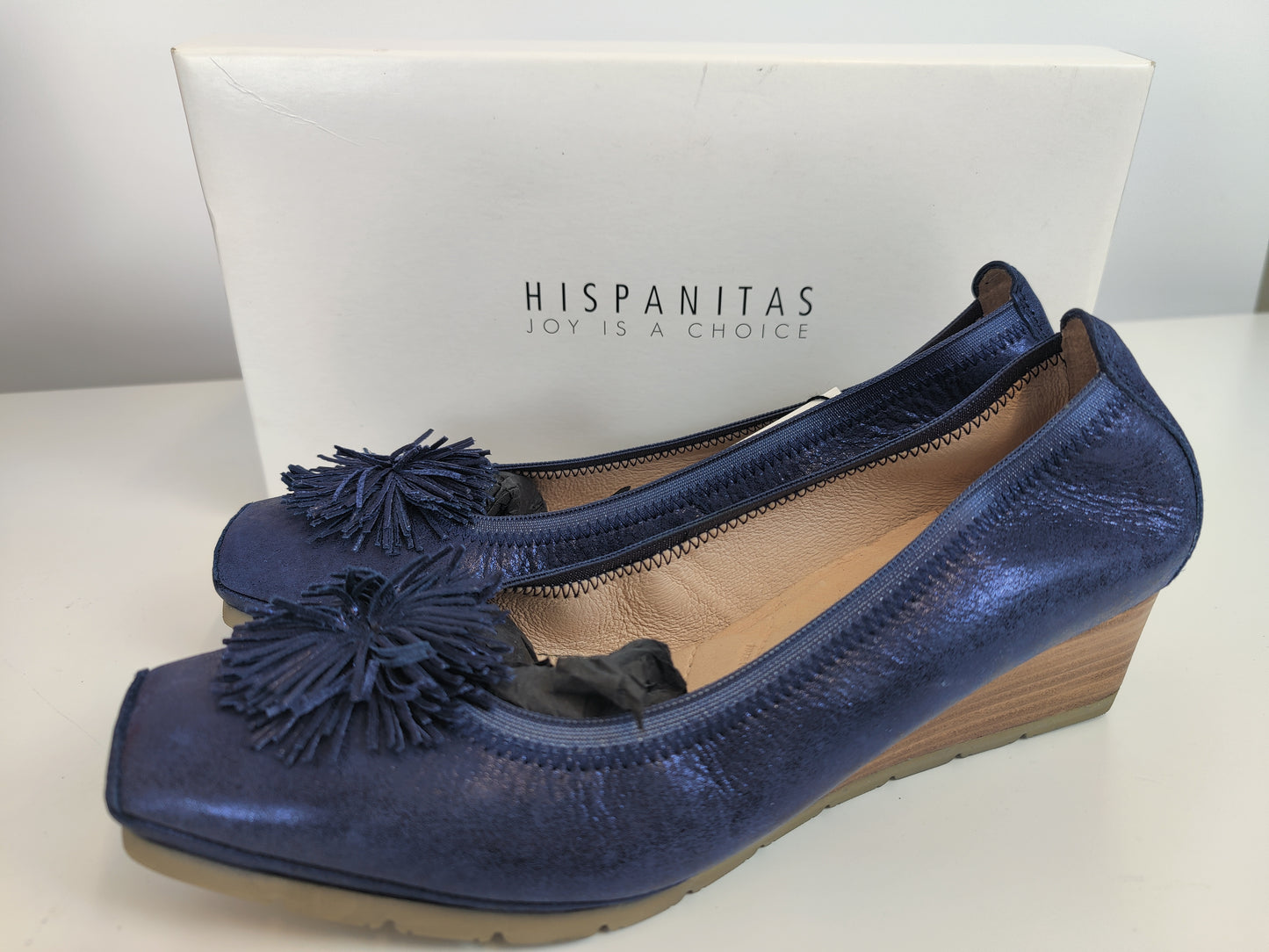Hispanitas Lisboa Navy Ladies Shoes