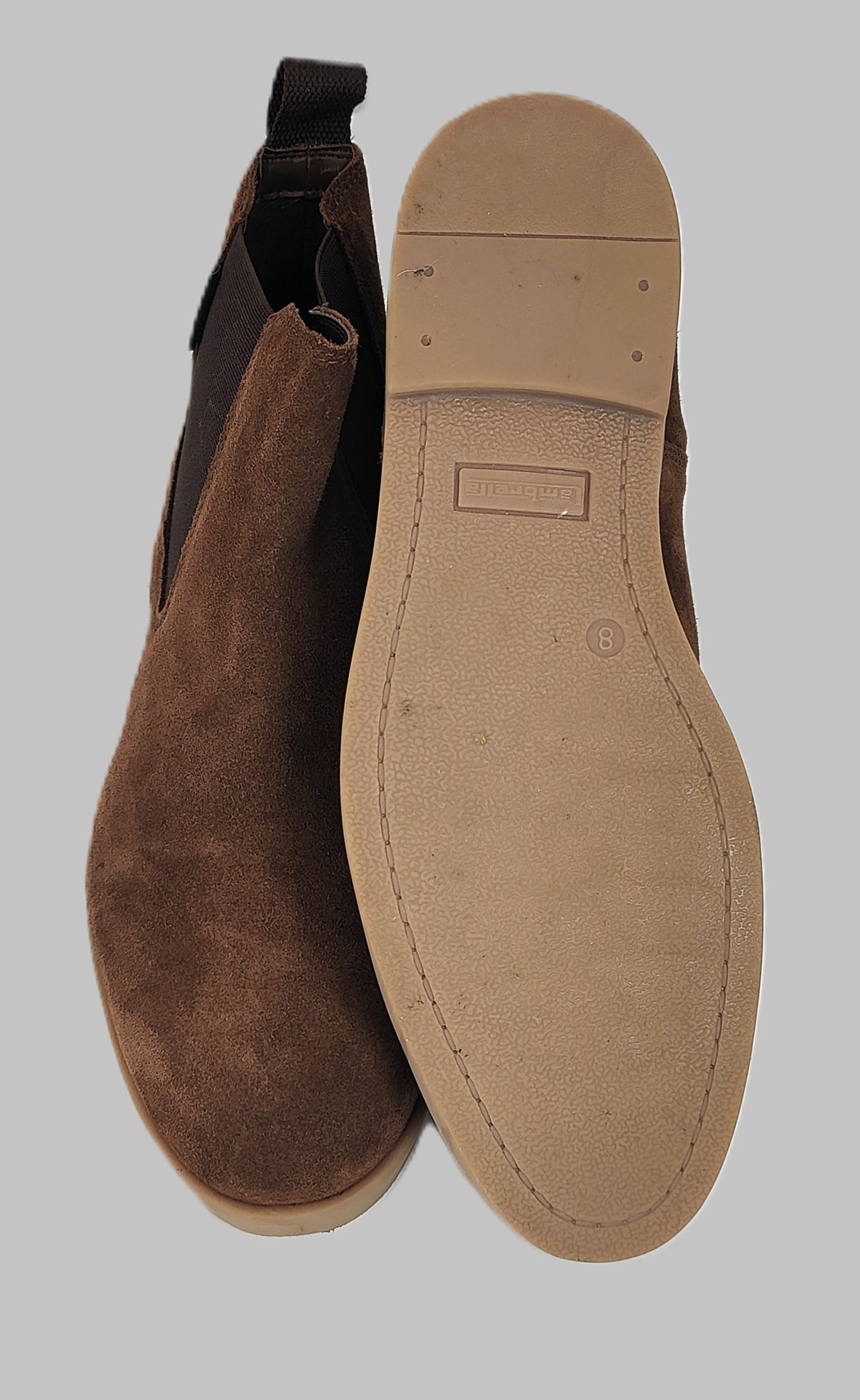 Lambretta Chelsea Boot Brushed Suede-Brown/Tan