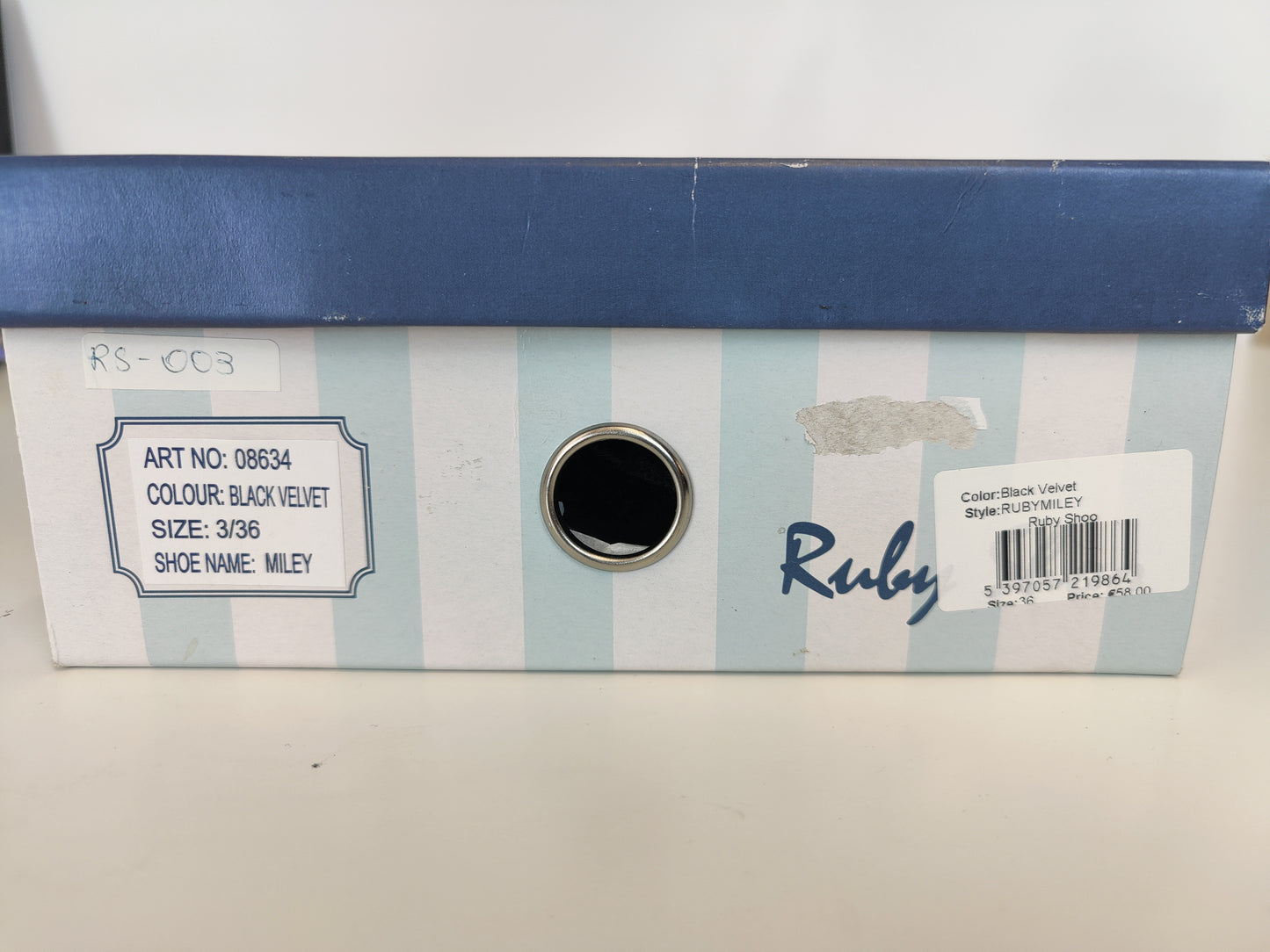 Ruby Shoo Black Velvet Miley Heels