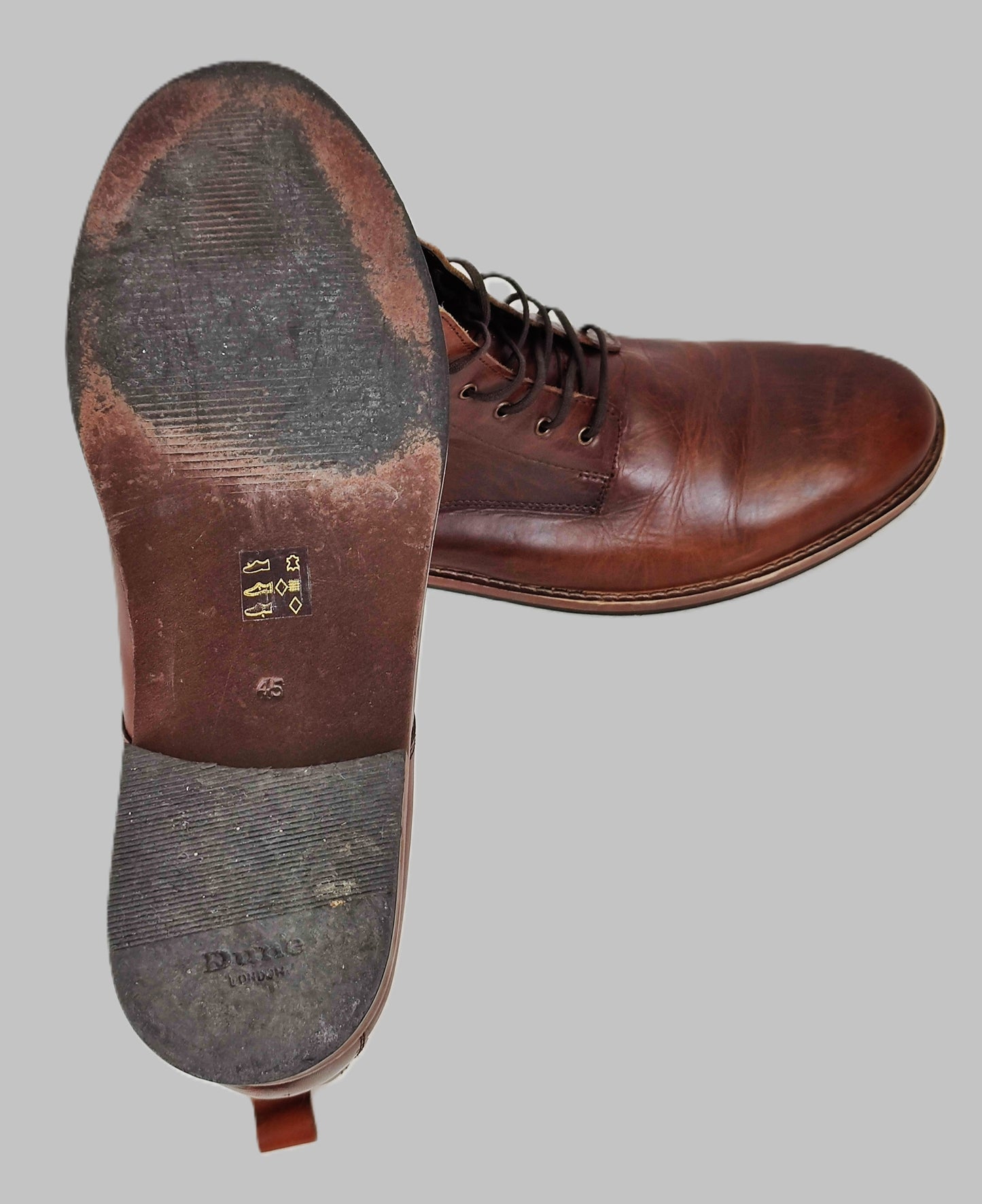 Dune London Casual Leather Boots - Brown