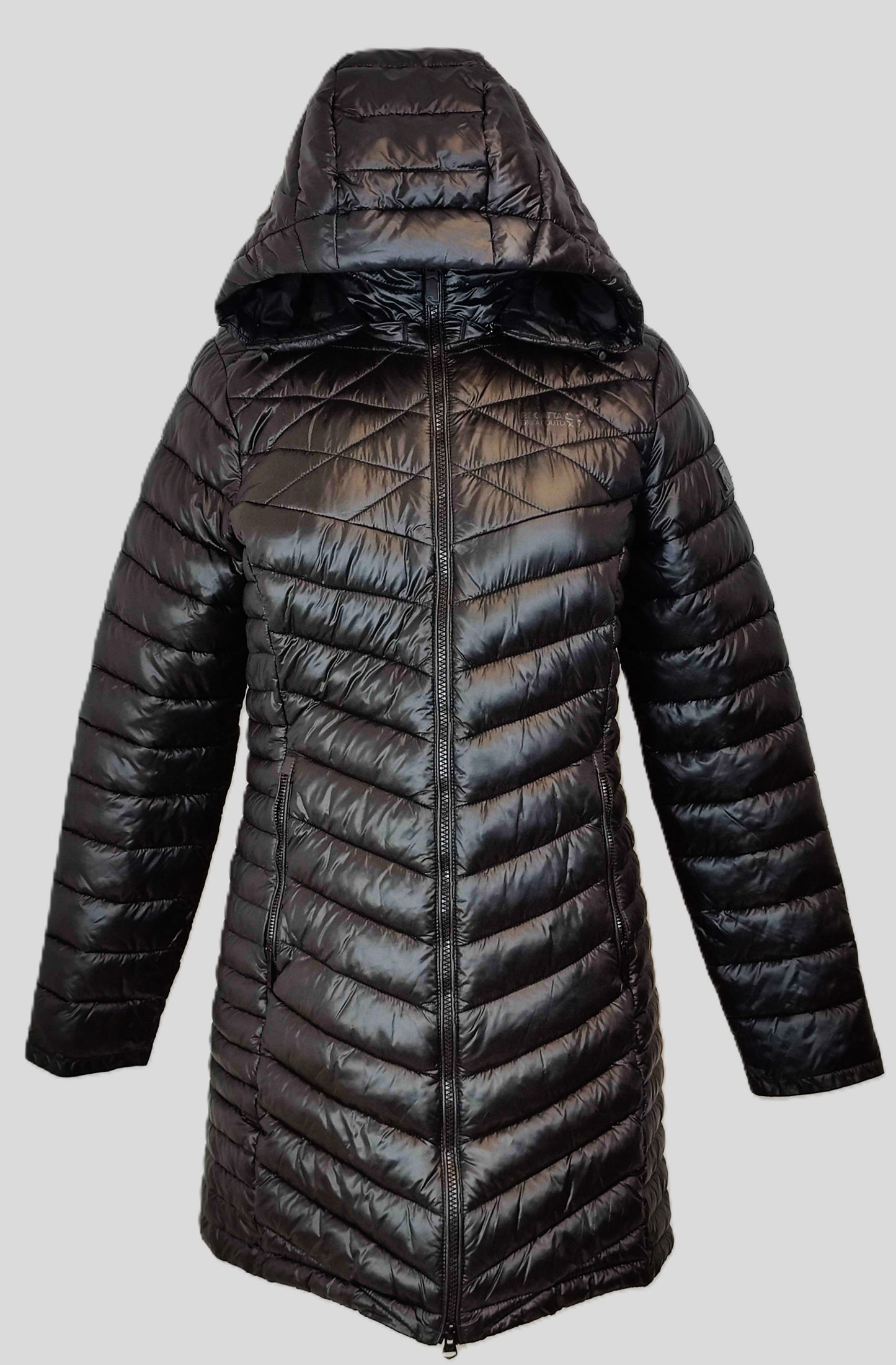 Regatta Andel Ladies Long Quilted Jacket-Black