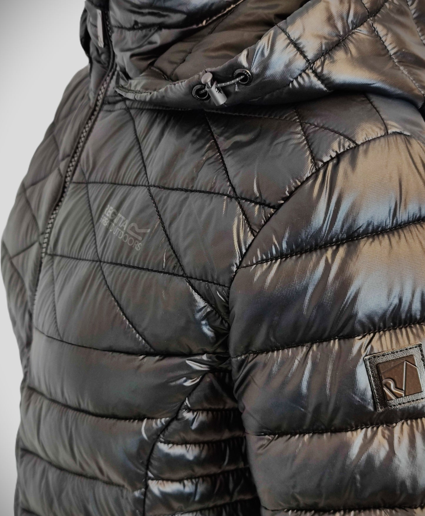Regatta Andel Ladies Long Quilted Jacket-Black