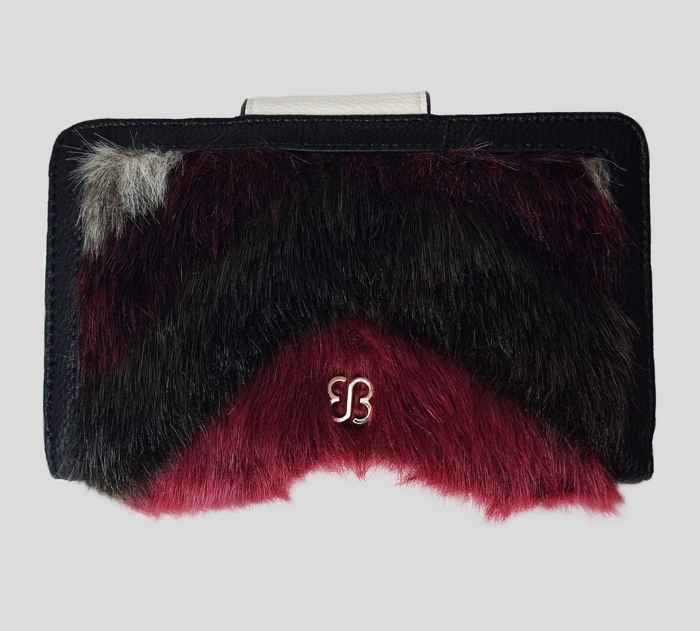 Bessie London Colorful Fur Wallet