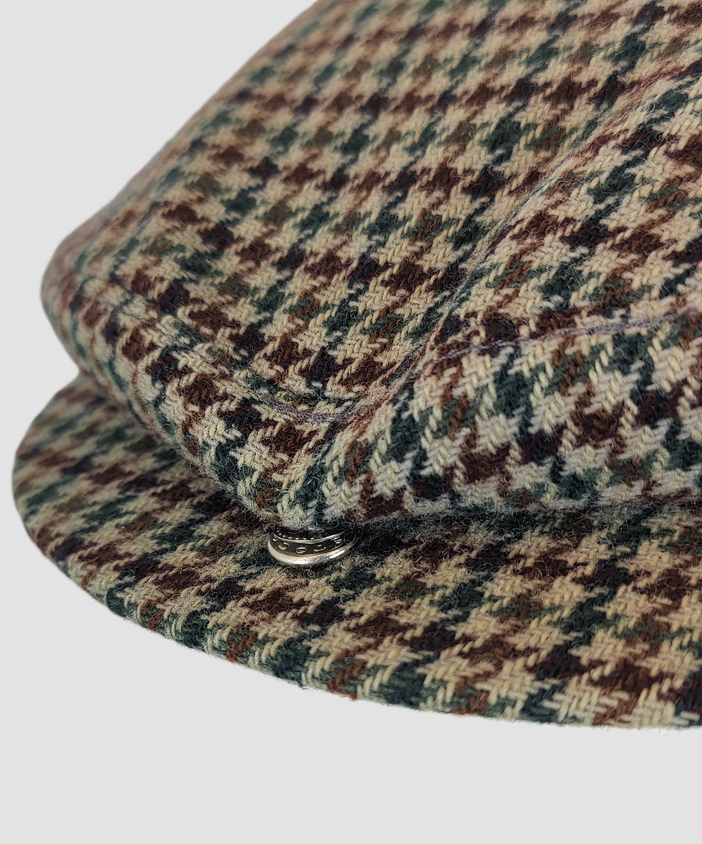 Clonleigh Vintage "Made in ireland" Flat Cap- Brown/Green Check
