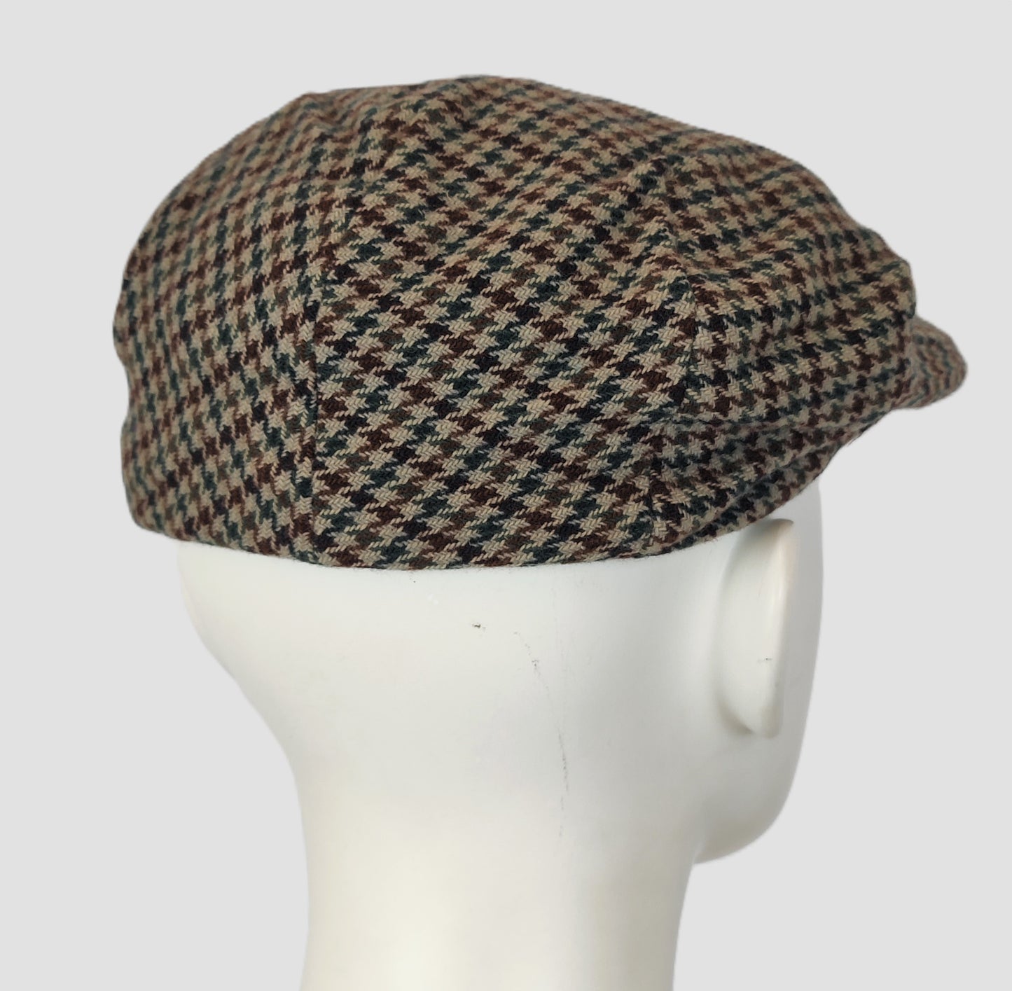 Clonleigh Vintage "Made in ireland" Flat Cap- Brown/Green Check