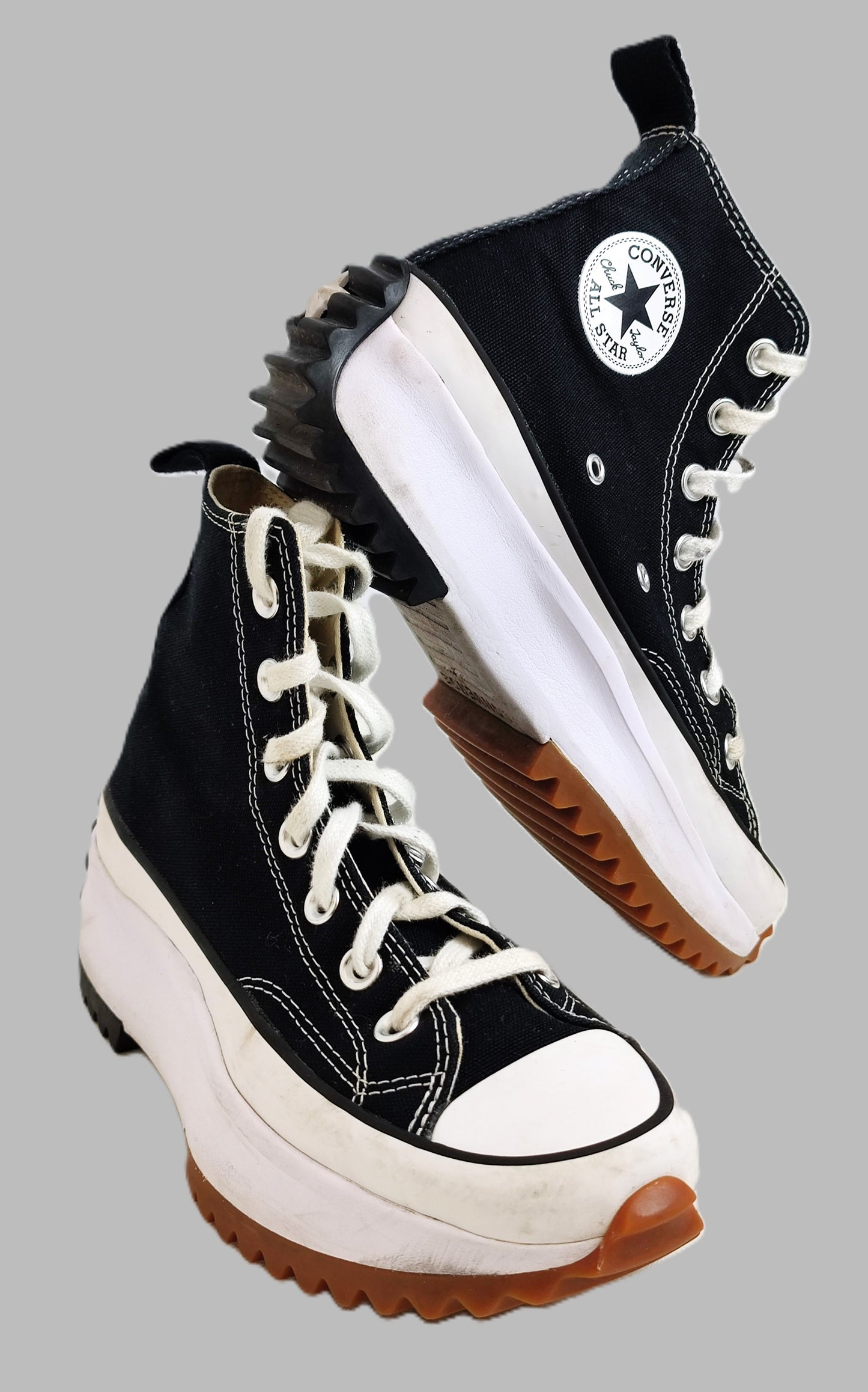 Converse Run Star Hike Women's Trainers- Black and White