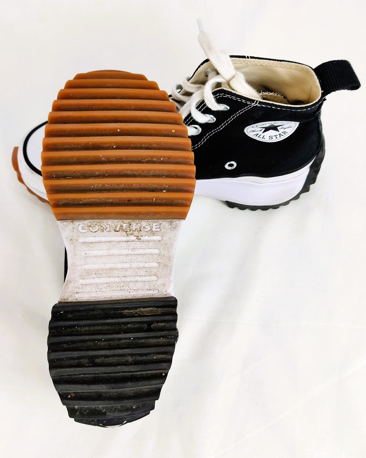 Converse Run Star Hike Women's Trainers- Black and White