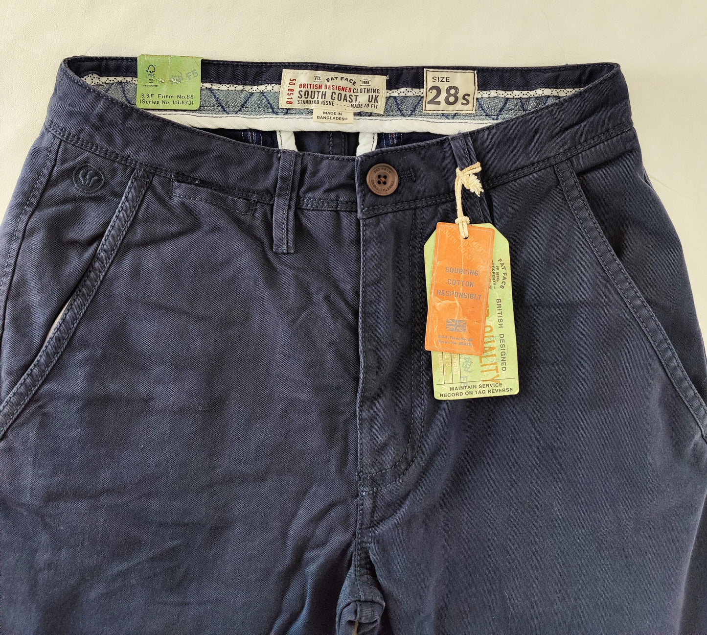 Fat Face Modern Coastal Chino - Navy