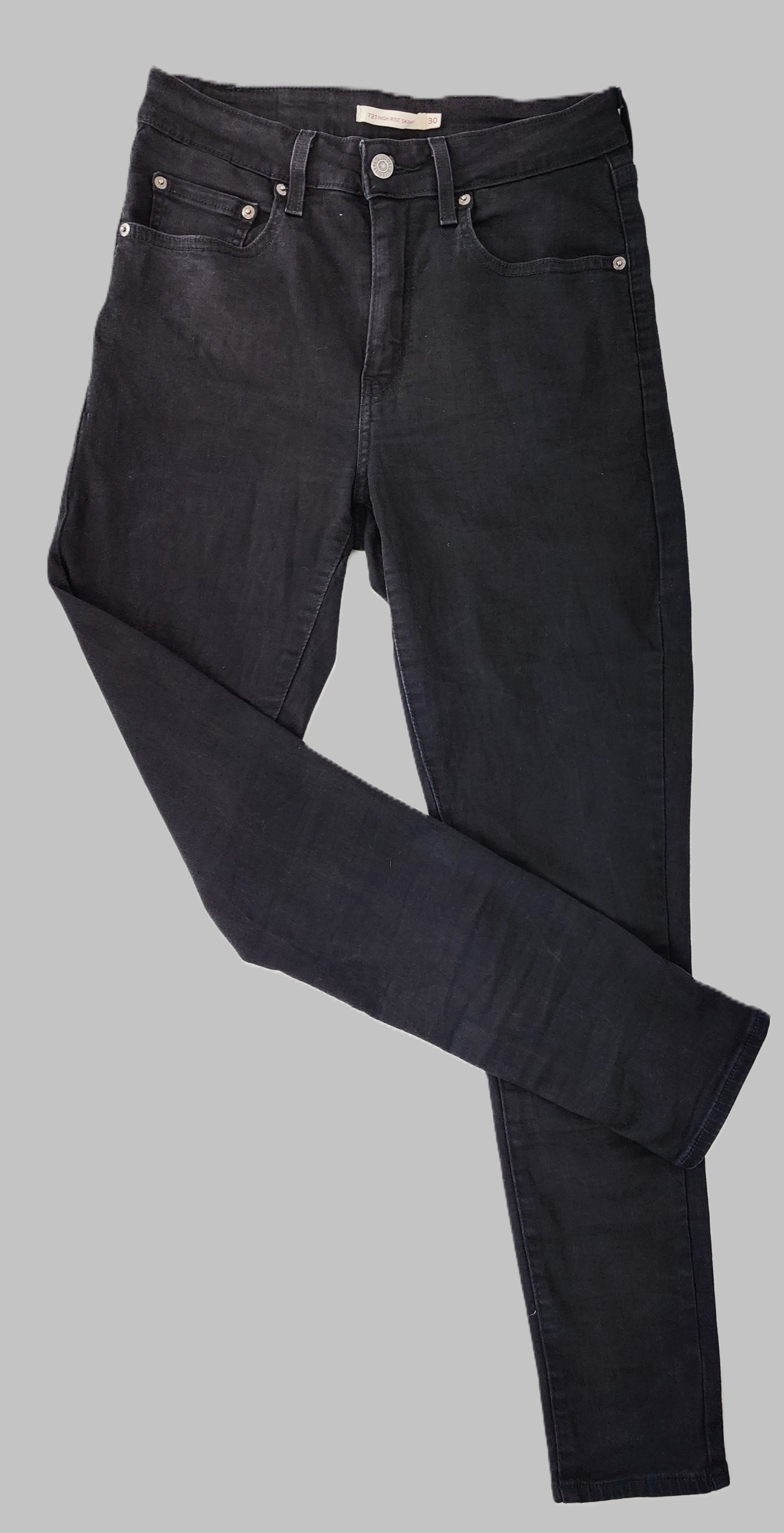 Levi's 721 High Rise Skinny Jeans - Black
