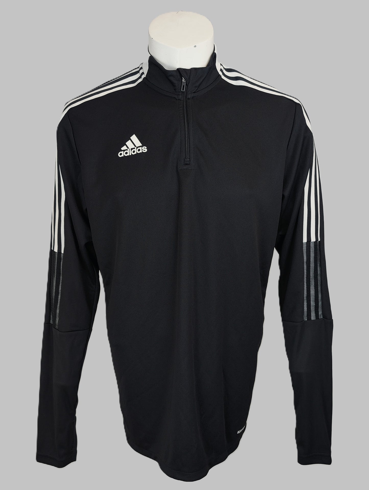 Adidas Tiro 21 Training Top Sweatshirt -Black/White