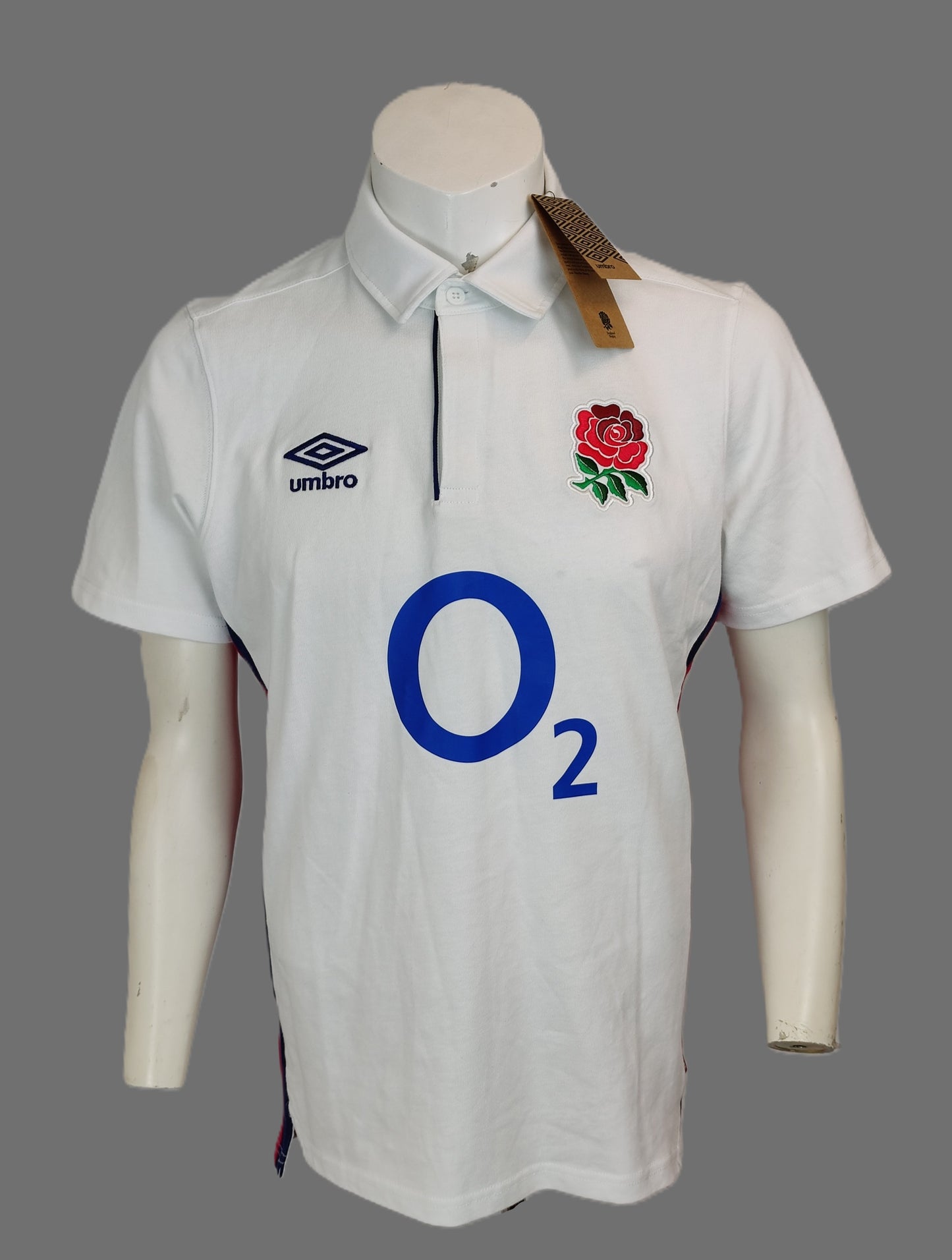 Umbro Official Rugby International England Home Jersey-White