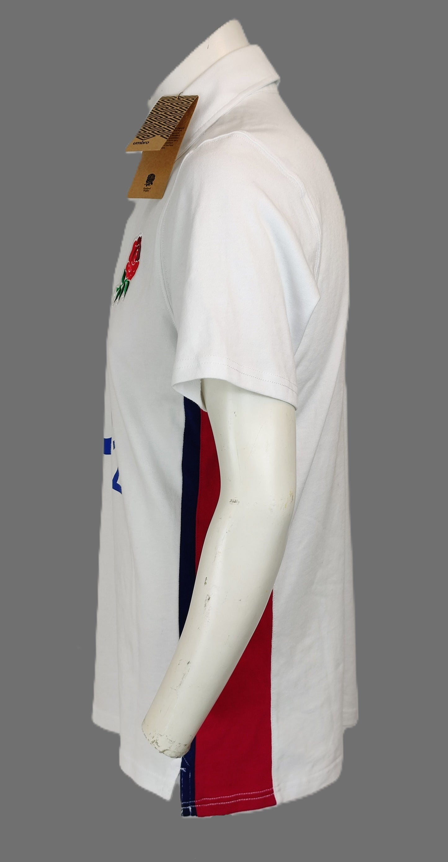 Umbro Official Rugby International England Home Jersey-White