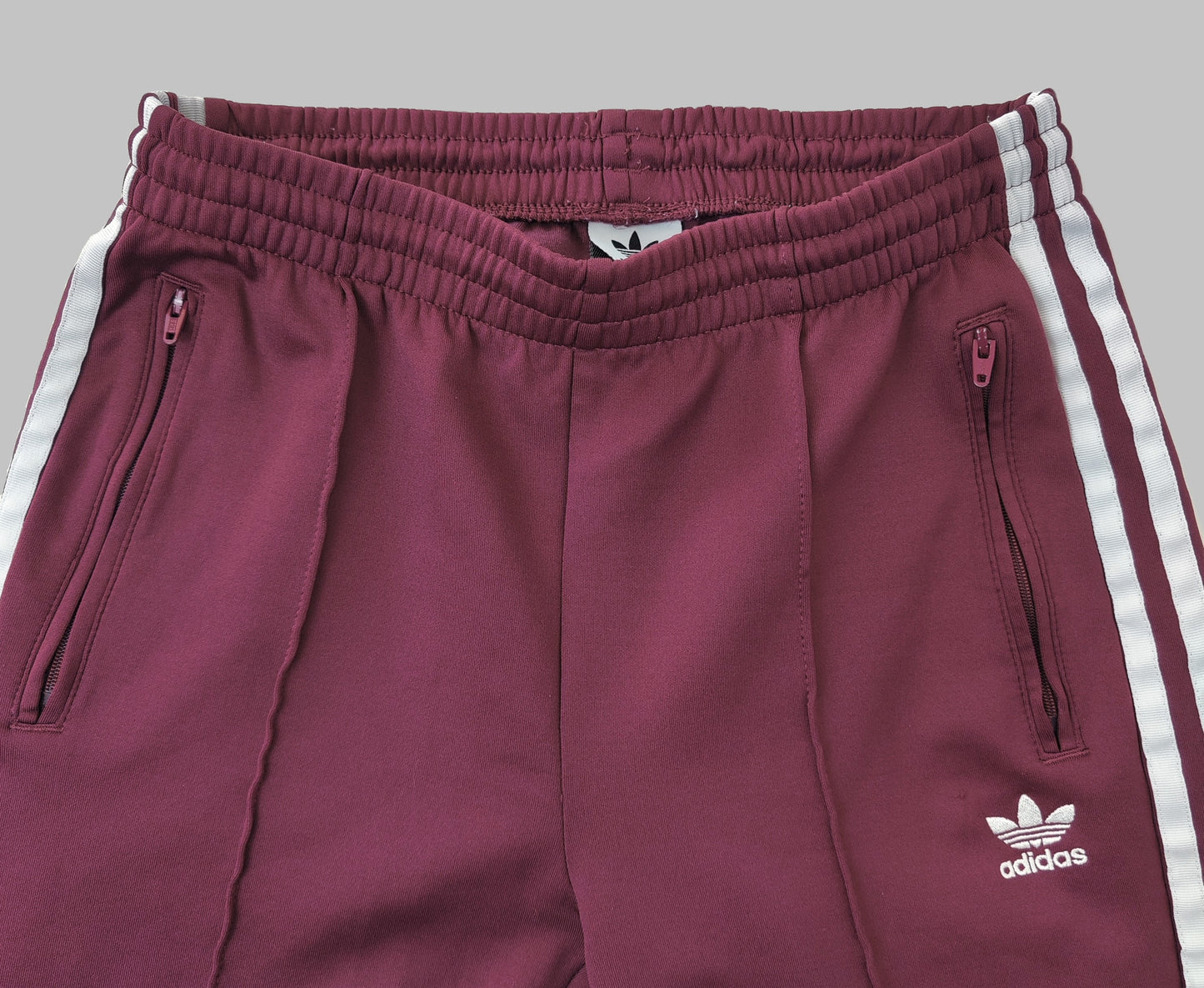 Adidas Original "Primeblue" Superstar Women's Tracksuit Bottoms-Burgundy