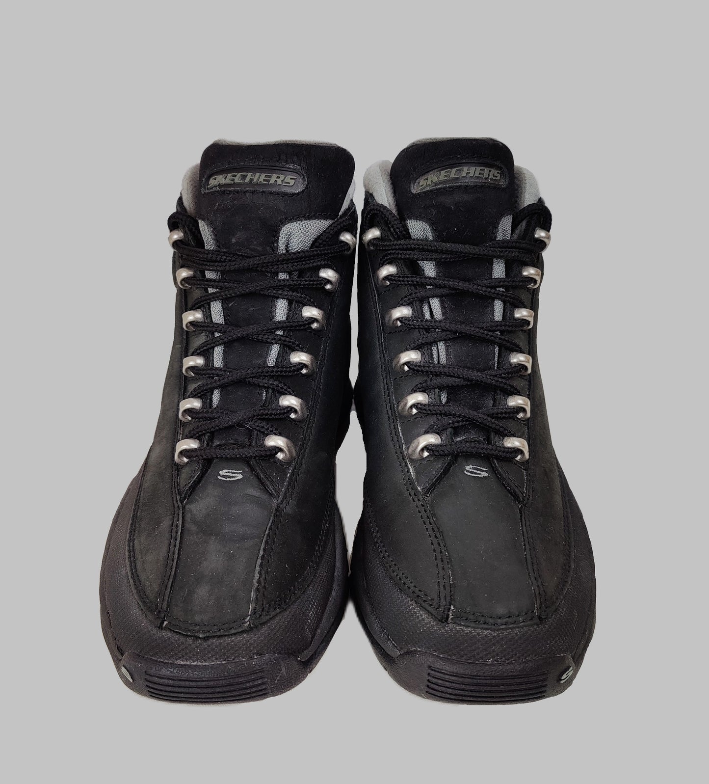 Skechers Walking Boots- Black/Grey