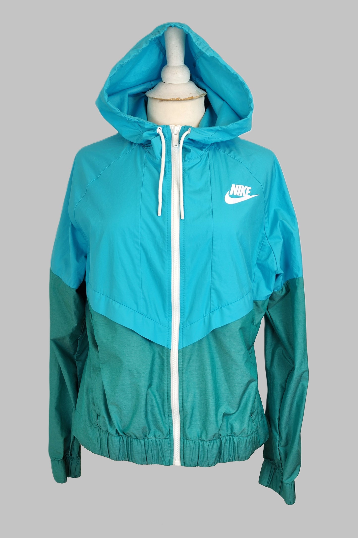 Hooded Nike Jacket WindRunner - Turquoise/Green
