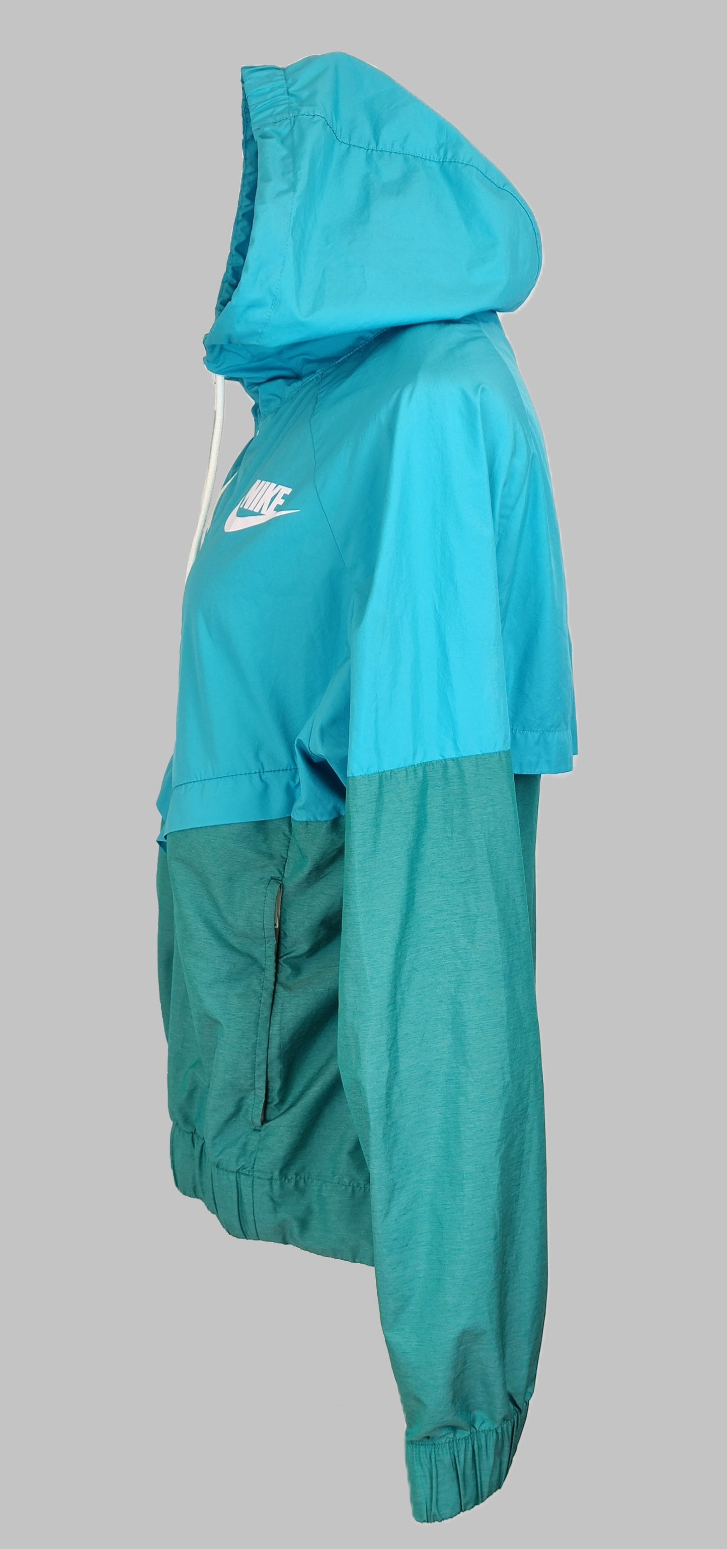 Hooded Nike Jacket WindRunner - Turquoise/Green