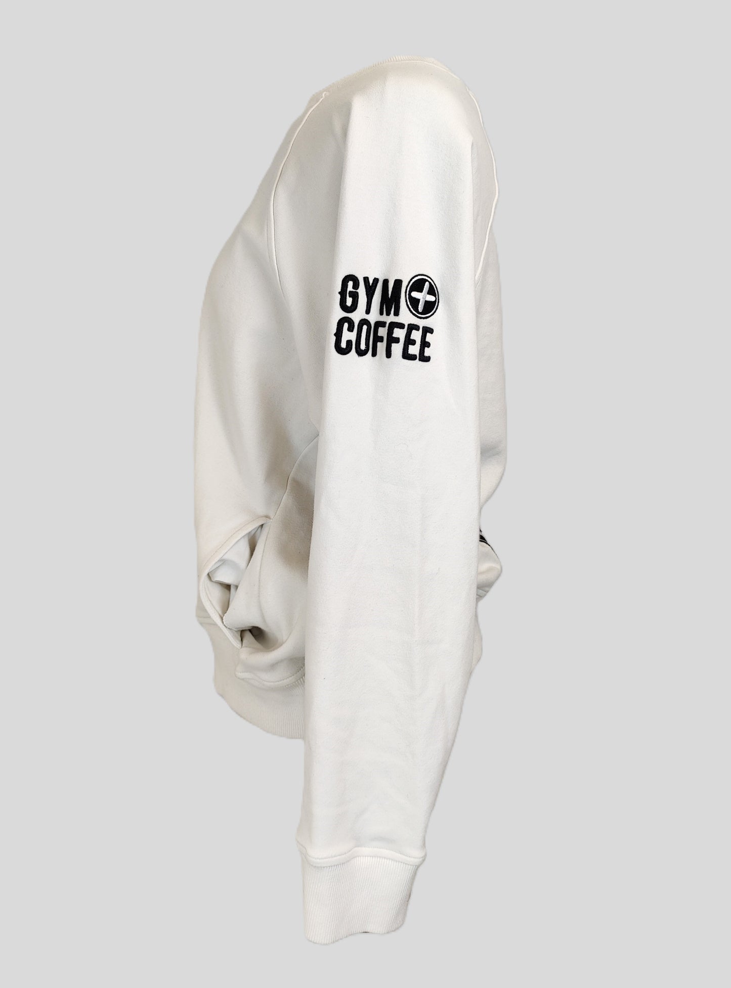 Gym+Coffee Sweatshirt - White