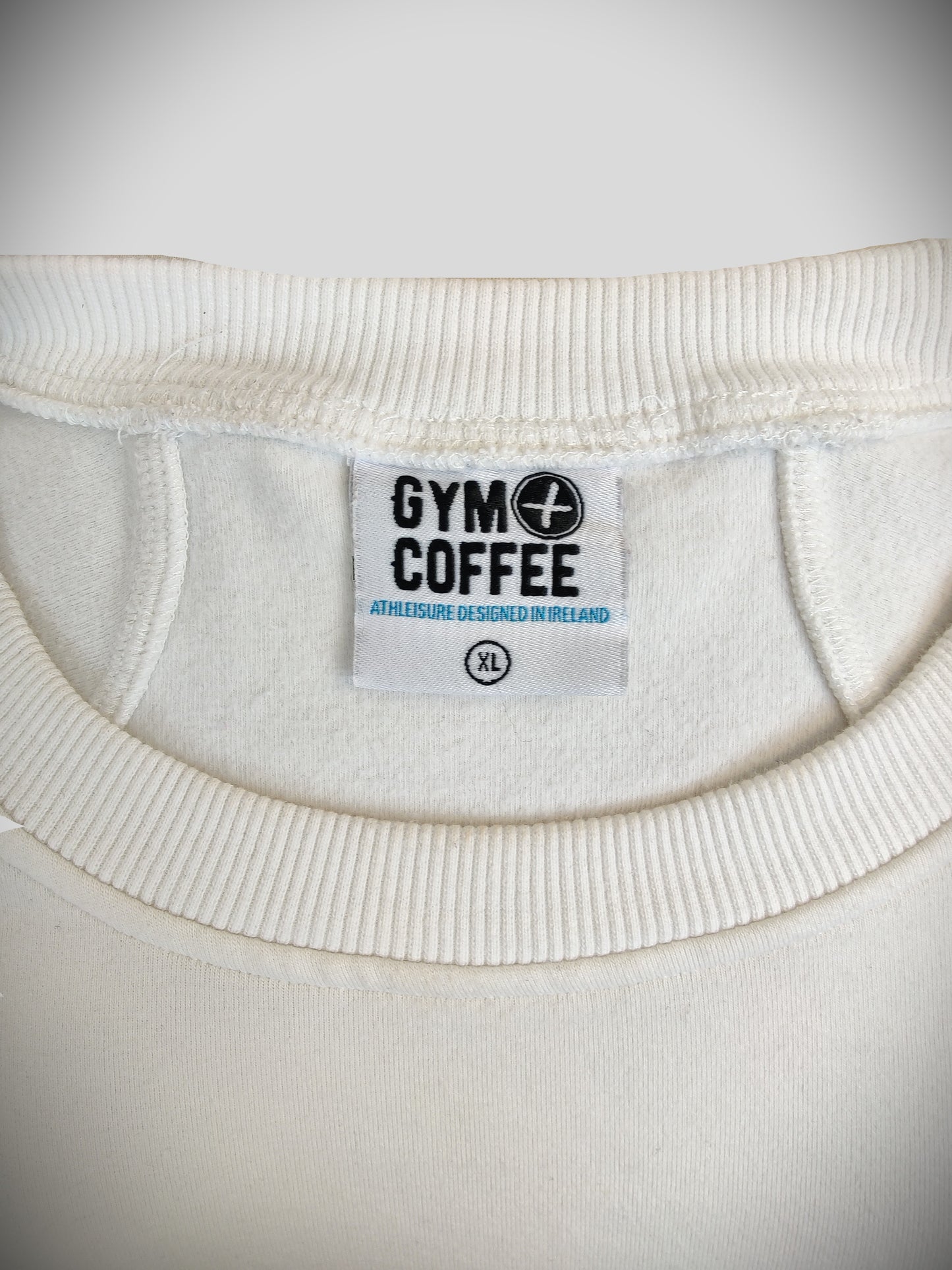 Gym+Coffee Sweatshirt - White