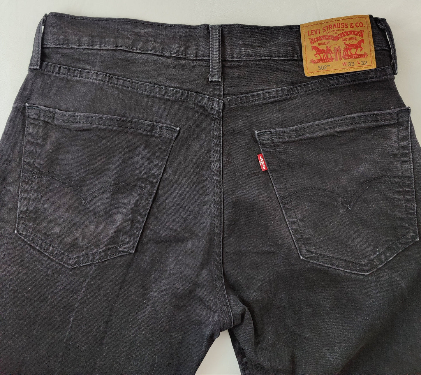 Levi's 502 Black Jeans