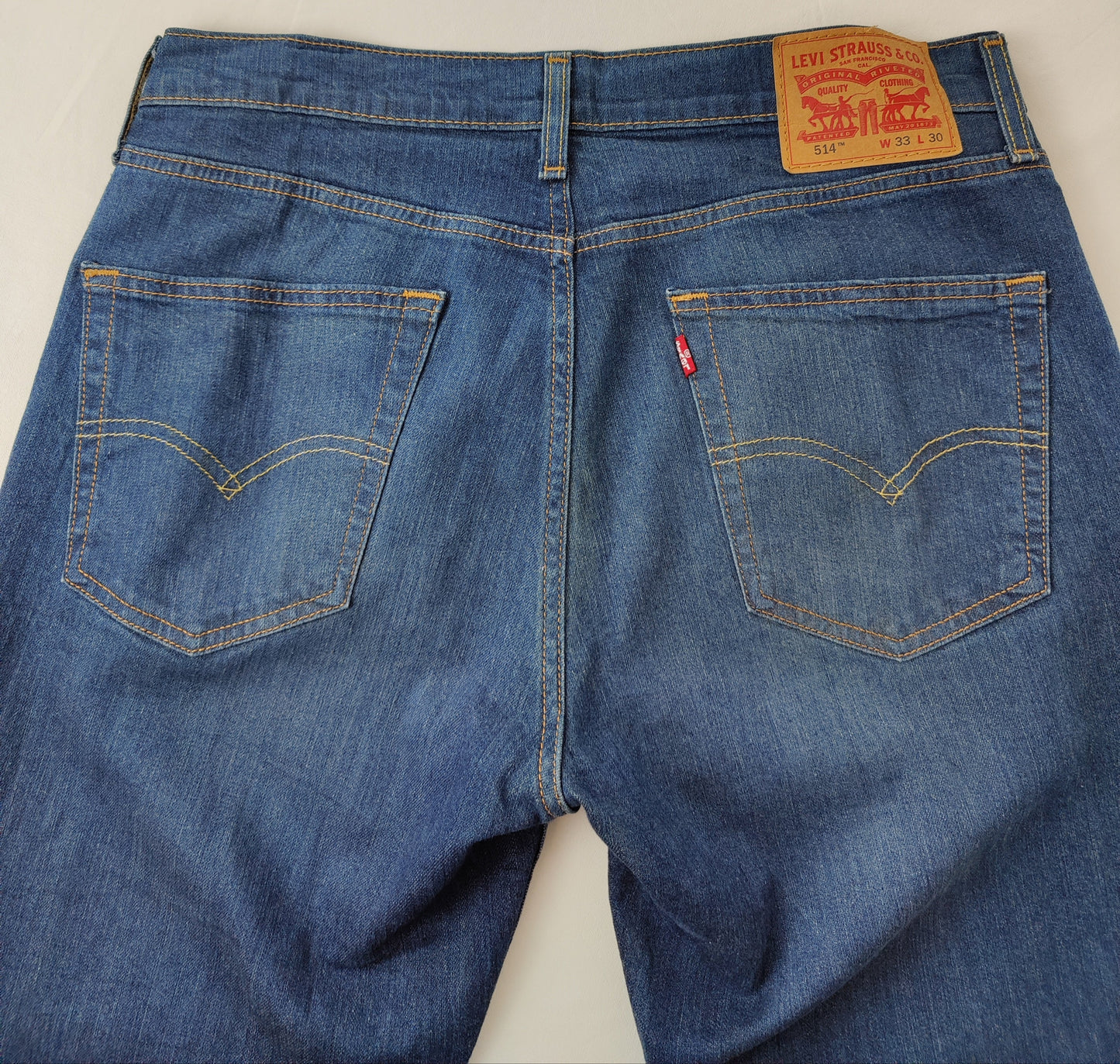 Levi's 514 Blue Straight Jeans