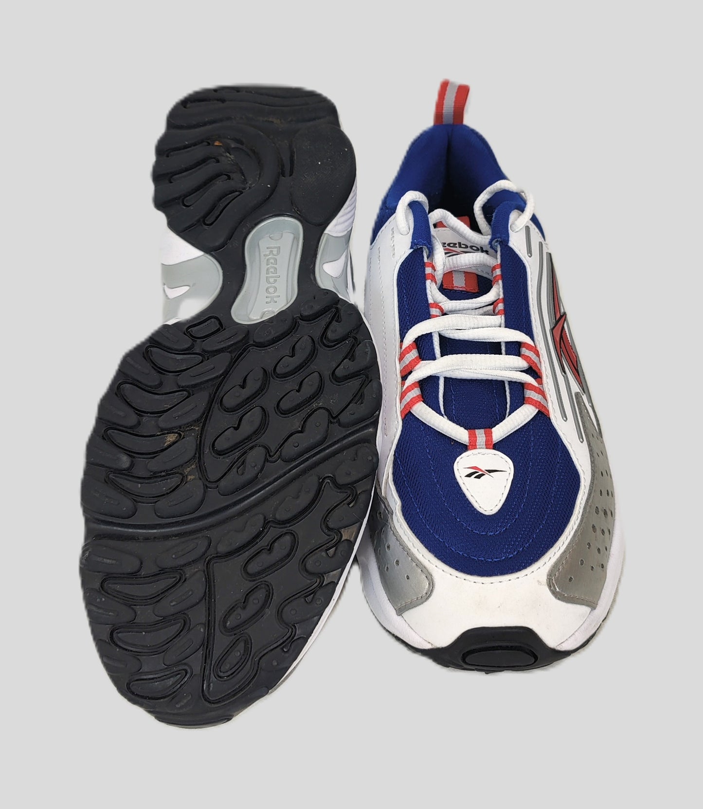 Reebok Dmx 2K Series Women's Trainers-White, Blue and Red/Pink