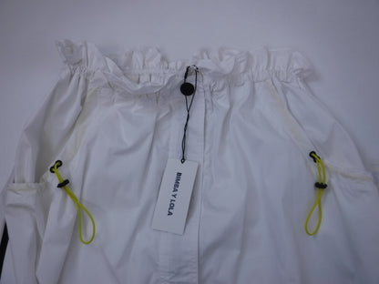 Bimba Y Lola White Drawstring Skirt