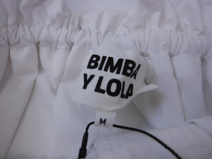 Bimba Y Lola White Drawstring Skirt