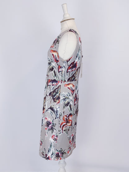 Rowen Avenue Wrap Bodice Floral Dress