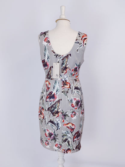 Rowen Avenue Wrap Bodice Floral Dress