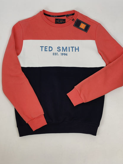Ted Smith Waxy Block Sweater