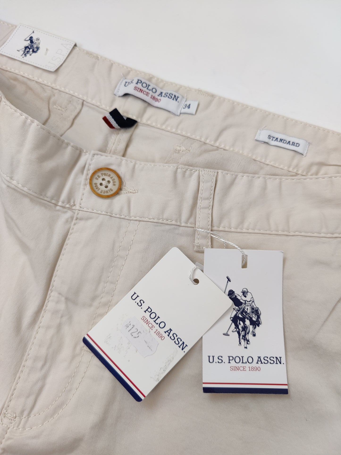 U.S. Polo Assn. Beige Rocky Shorts