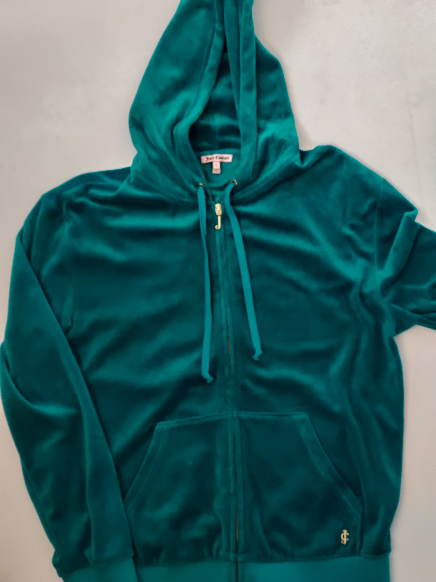 Juicy Couture Velour Teal Hoody