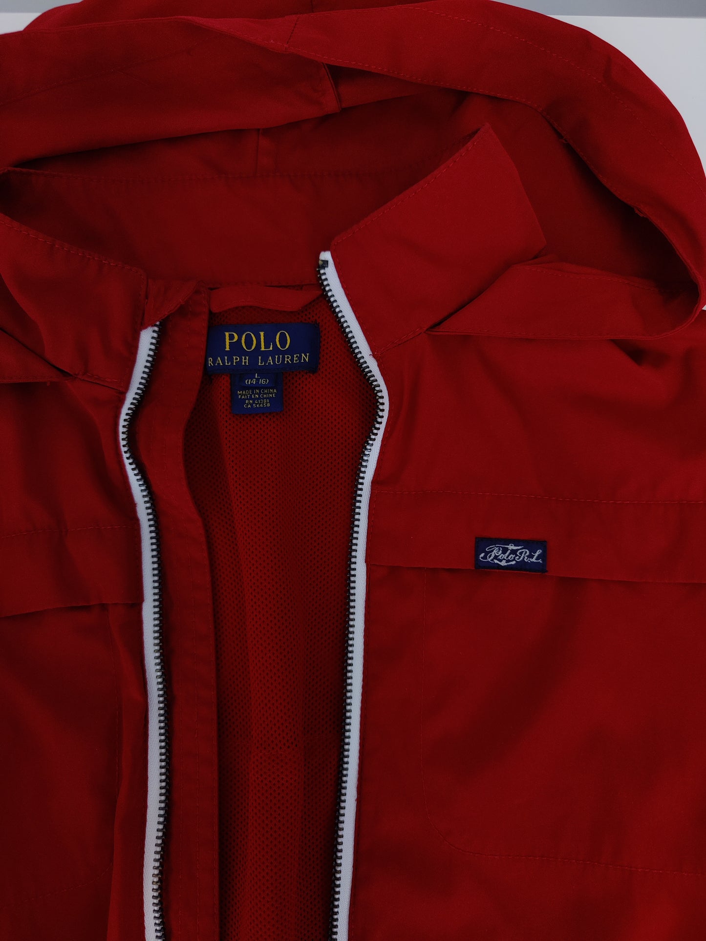 Ralph Lauren Polo Windbreaker Hooded Jacket