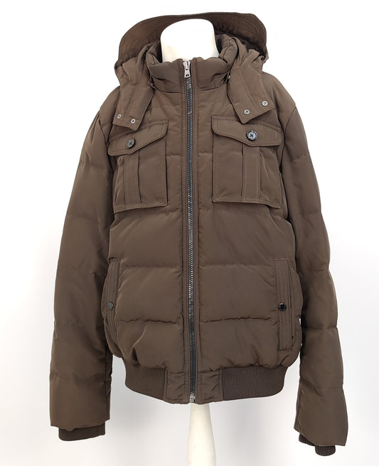 Tommy Hilfiger Brown Hooded Jacket