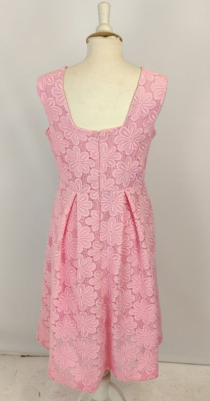Savida Ladies Lace Dress- Pink