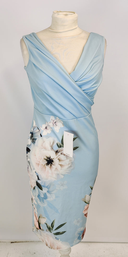 Sistaglam 2 in 1 Bardot Dress- Light Blue