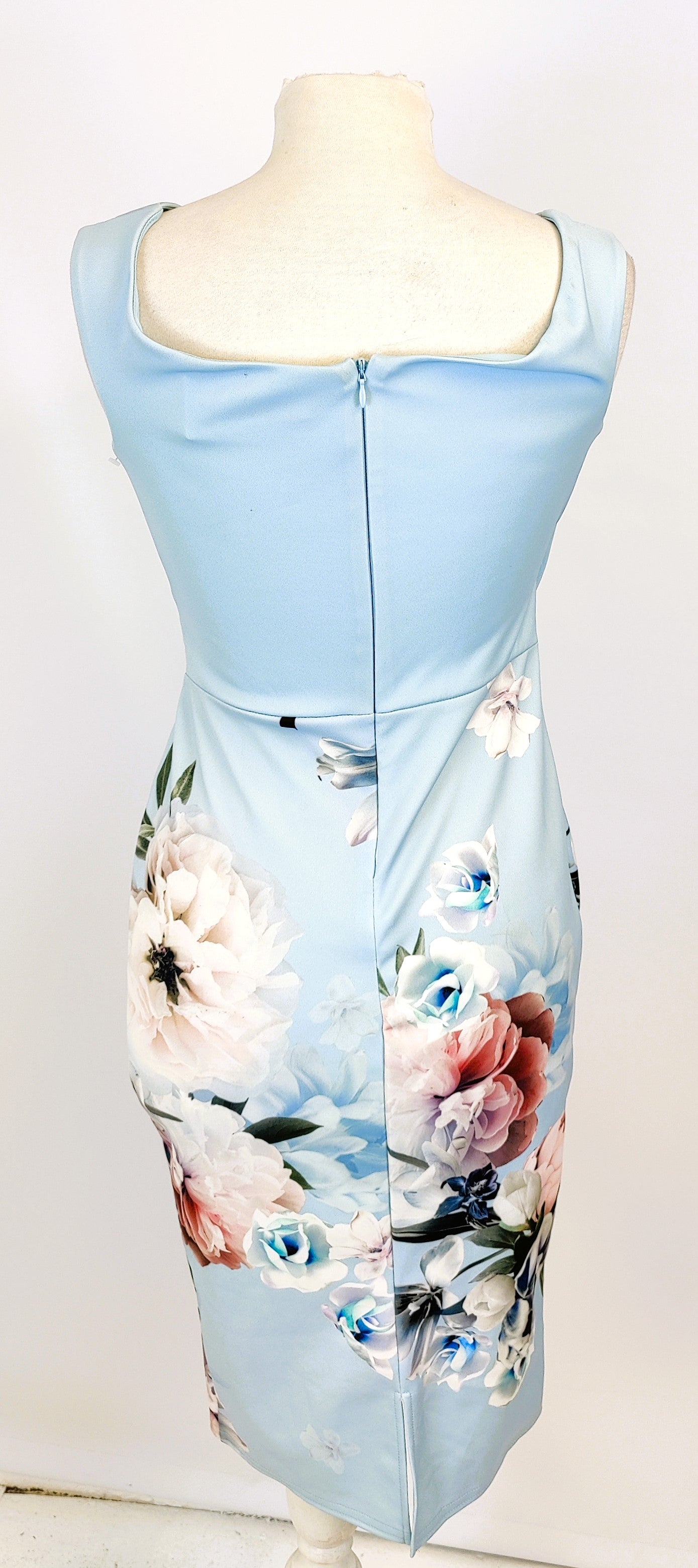 Sistaglam 2 in 1 Bardot Dress- Light Blue